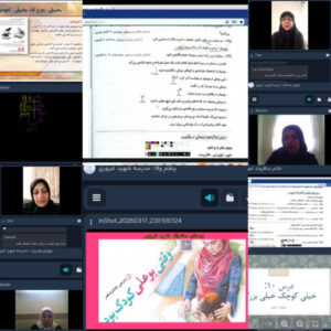 برگزاری کلاس های آنلاین دوره دوم در فضای اسکای روم چهارشنبه مورخ ۲۷ اسفند دبستان دخترانه غیردولتی شهید غیوری سال تحصیلی ۱۴۰۵-۱۴۰۴