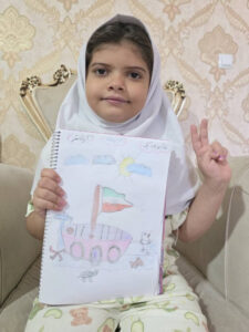 نقاشی با عدد یک حس خلاقیت و تبدیل عدد به نقاشی کودکستان شهید سید حسن غیوری سال تحصیلی ۱۴۰۵ـ۱۴۰۴