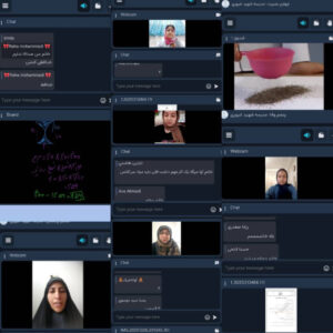 برگزاری کلاس های آنلاین دوره دوم در فضای اسکای روم سه شنبه مورخ ۲۶ اسفند دبستان دخترانه غیردولتی شهید غیوری سال تحصیلی ۱۴۰۵-۱۴۰۴