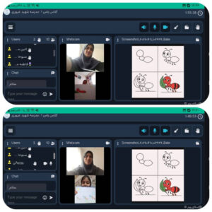 زنگ نقاشی ، نقاشی مرتبط با نشانه چ کشیدن نقاشی به صورت مرحله به مرحله تقویت حس بینایی ، تقویت عضلات ریز دست کودکستان شهید سید حسن غیوری سال تحصیلی ۱۴۰۵-۱۴۰۴
