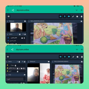 تصویر خوانی نشانه ه تقویت مهارت شنیداری و دیداری کودکستان شهید سید حسن غیوری سال تحصیلی ۱۴۰۵-۱۴۰۴