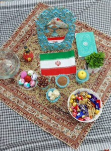 سفره هفت سین انقلابی نوآموزان کودکستان شهید غیوری سال تحصیلی1405-1404