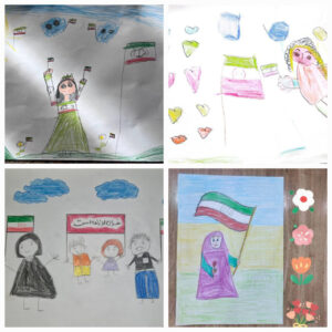 شرکت در پویش وطنم دوستت دارم با ارسال نقاشی های زیبا توسط نوآموزان کودکستان شهید غیوری در جنگ رمضان کودکستان شهید غیوری سال تحصیلی 1405-1404