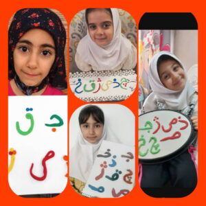 دست ورزی نشانه ها با خمیربازی توسط نوآموزان خلاق کودکستان شهید سید حسن غیوری سال تحصیلی ۱۴۰۵-۱۴۰۴